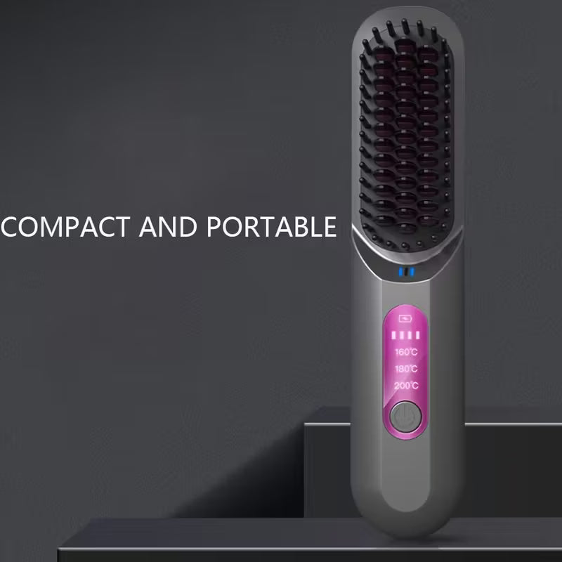 Portable Straightening Brush